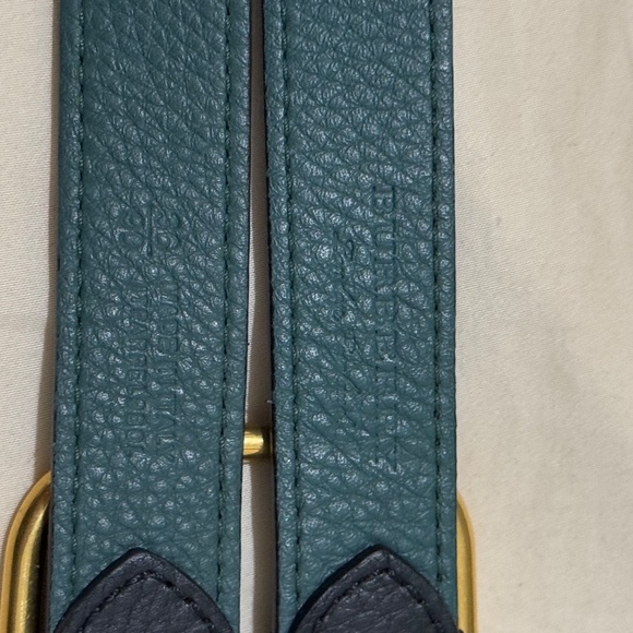 $740 Authentic Burberry Lynton Leather Double Strap Belt sz 90CM Italy - Picture 2 of 4